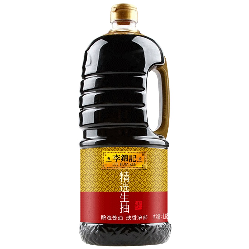 李锦记 精选生抽 1650ml 精心酿造,特级酱油,你的厨房必备佳品!调味品