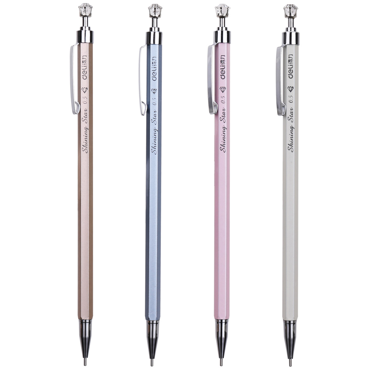 得力(deli)S705活动铅笔HB-0.7mm(黑)144支装(单位:只)