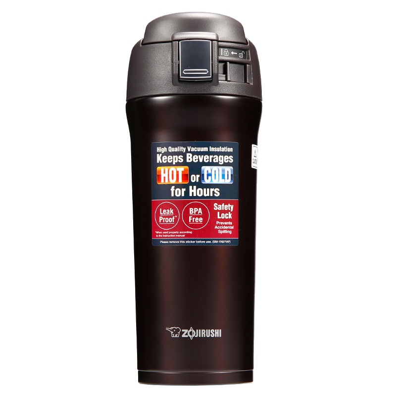 象印(ZO JIRUSHI)保温杯SM-YAF48不锈钢真空车载杯保温杯新款保冷杯子480ml 黑色TD