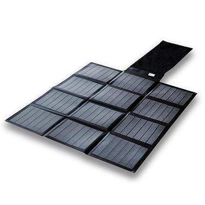 汉能光能使者 15W太阳能充电宝折叠便携充电器 10000毫安移动电源手机苹果平板户外 充电露营灯