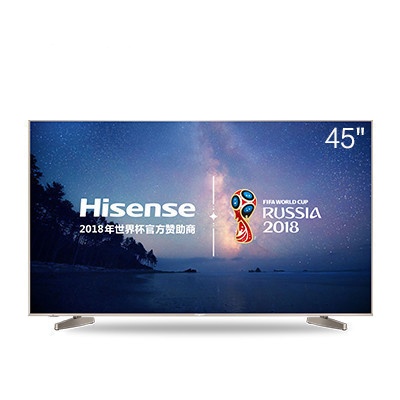 海信(Hisense)LED45M5010U 45英寸金属纤薄4K 智慧HDR显示 智能液晶平板电视