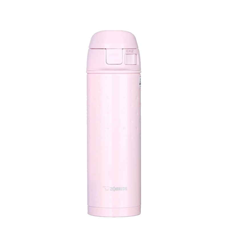 象印(ZO JIRUSHI)保温杯SM-DCE50不锈钢双层真空保冷水杯子500ml 粉色PP