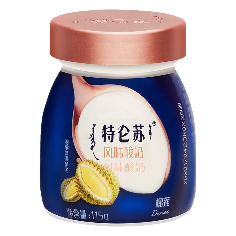 MENGNIU蒙牛 特仑苏 风味酸牛乳 榴莲口味酸奶 345G 115g*3 杯装