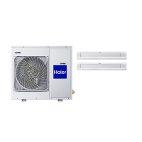 海尔(Haier)3匹 一拖二 家用中央空调 RFC80MXSAVA(冰焰)