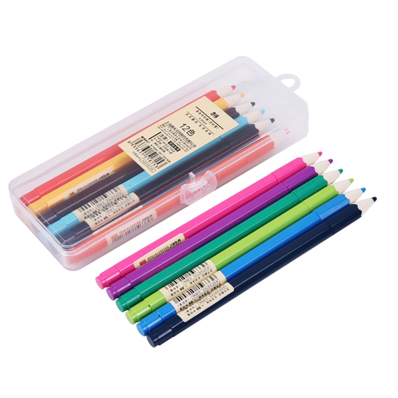 晨光(M&G)6705彩色中性笔 12色/盒 0.35mm 全针管中性笔 课堂标记笔 签字笔 彩色水笔笔 办公学习用品