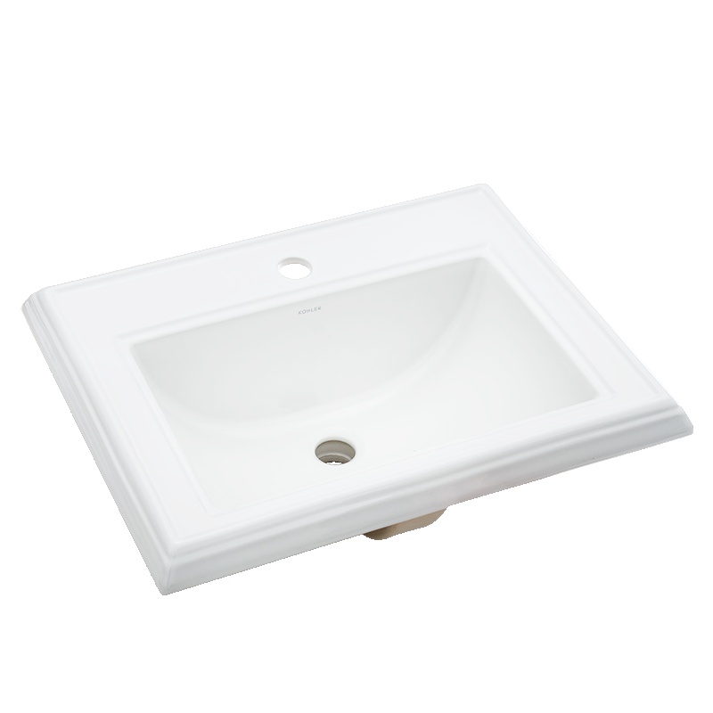 科勒台上盆 梅玛修边式围口台上洗脸洗手面盆陶瓷台盆K-2241T