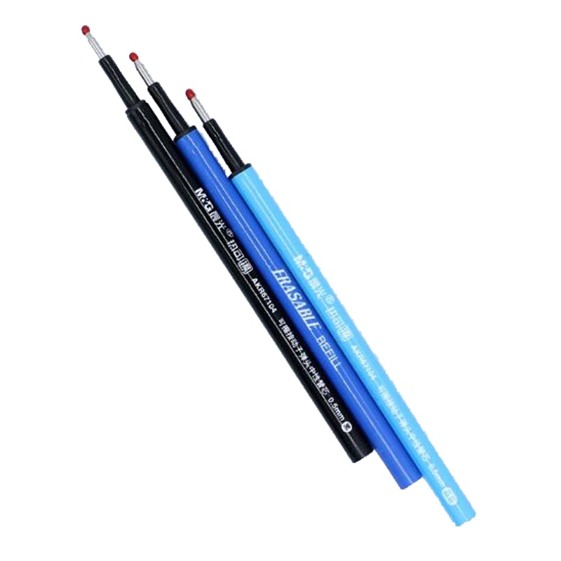 晨光(M&G)7701按动热可擦笔芯 0.5mm 20支/盒 可擦替芯 水笔芯 中性笔替芯 碳素笔笔芯文具办公笔类