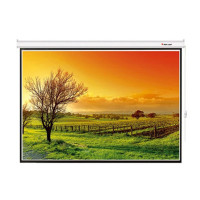 红叶便携100寸投影幕布