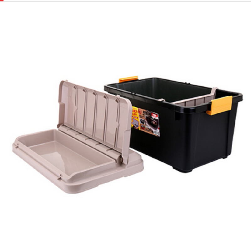 爱丽思 40升汽车收纳箱储物箱 双盖 塑料收纳盒 RV600 （个）