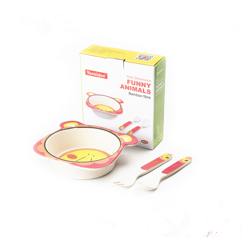 YOOKIDOO丛林三件套-狮子竹纤维环保材质