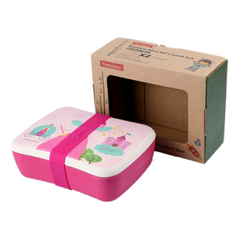 YOOKIDOO儿童便当盒-花仙子内配有小餐盒