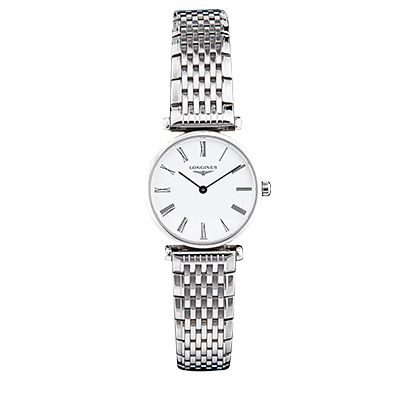 全球联保 瑞士浪琴嘉岚超薄石英女士手表L4.209.4.11.6