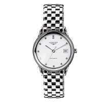 全球联保 浪琴 军旗 镶钻 机械男表 L4.774.4.27.6