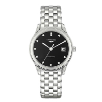 浪琴 军旗 背透 镶钻 机械男士手表 L4.774.4.57.6