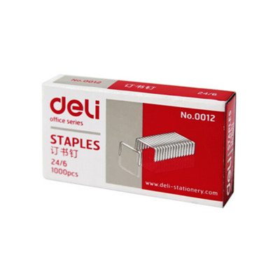 得力0012订书针24/6