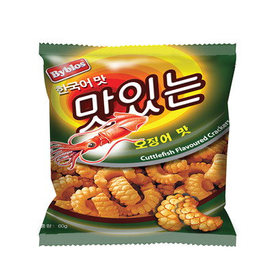 贝鲁斯鱿鱼鲜 60g进口膨化休闲零食 休闲旅行聚会零食 酥脆美味