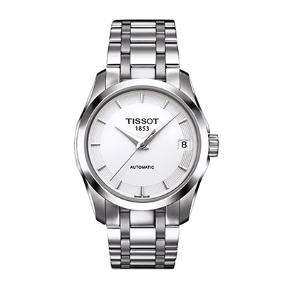 瑞士原装 天梭女士机械手表T035.207.11.011.00