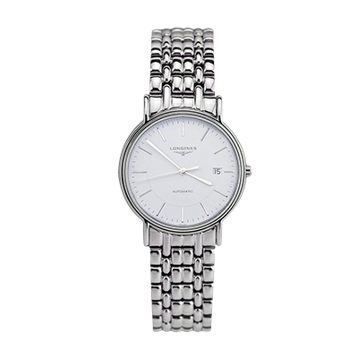 LONGINES 浪琴时尚系列钢带男士机械表L4.921.4.12.6