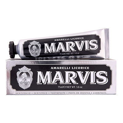 玛尔斯(marvis)黑色装甘草味牙膏75ml