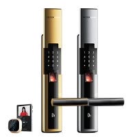 德施曼（DESSMANN）T510指纹锁智能猫眼静音锁体APP指纹密码卡片钥匙开门ios;Android星夜金