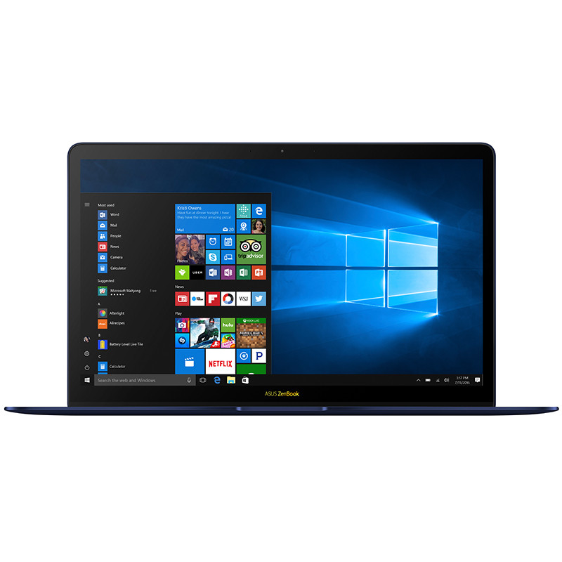 华硕(ASUS)灵耀3 Deluxe 14.0英寸轻薄本笔记本电脑(I7-7500U 16G 512GB固态 FHD)