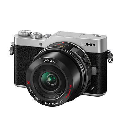 松下(Panasonic)Lumix DC-GF9XGK(14-42)数码微型单电套机 4K美颜自拍 微单相机 银色