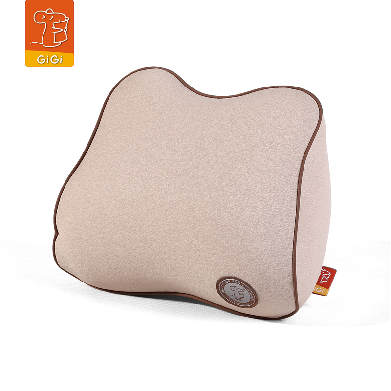 吉吉(GiGi)汽车靠枕护颈枕车内座椅头枕车上车载车用护颈椎脖子枕头垫G-1421 简约杏