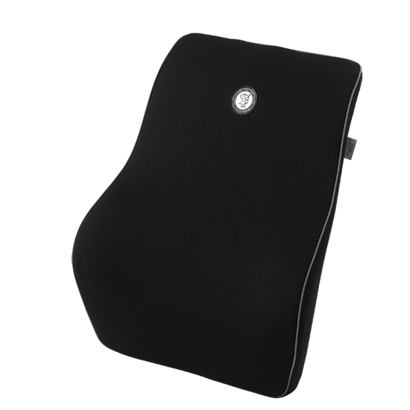 GiGi汽车腰靠G-1110 汽车靠垫靠背腰枕腰垫靠枕记忆棉护腰 四季款 腰靠 黑