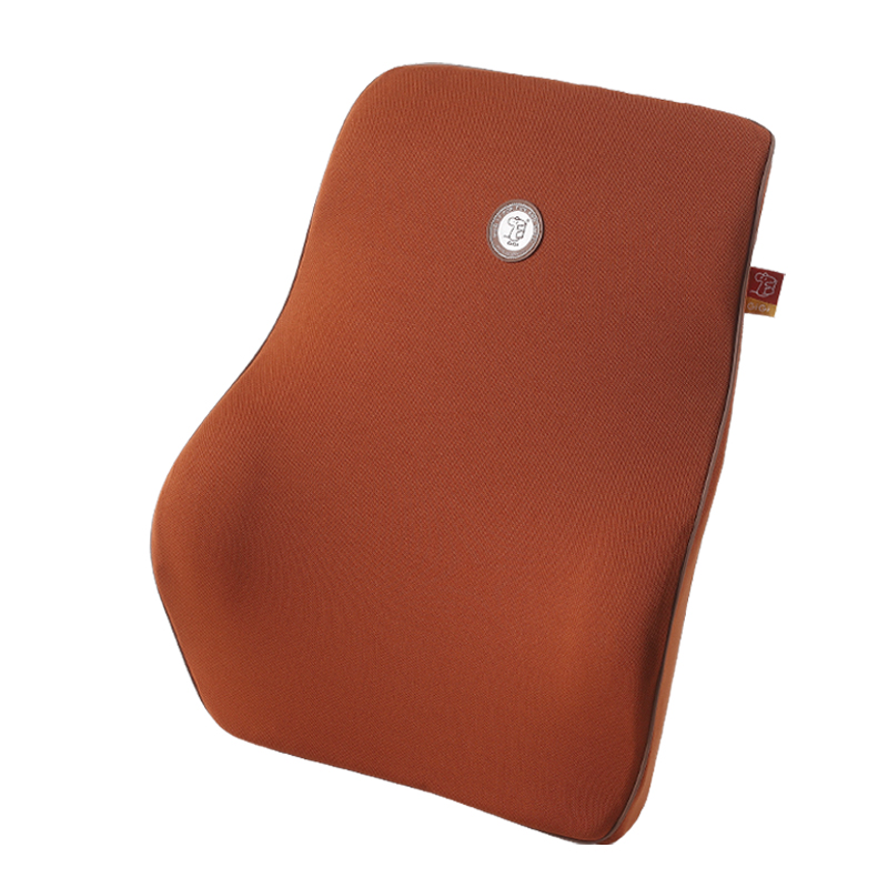 GiGi汽车腰靠G-1110 汽车靠垫靠背腰枕腰垫靠枕记忆棉护腰 四季款 腰靠 咖