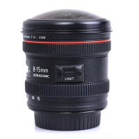 佳能镜头 EF 8-15mm f/4L USM 最大光F4 滤镜口径不支持 黑色