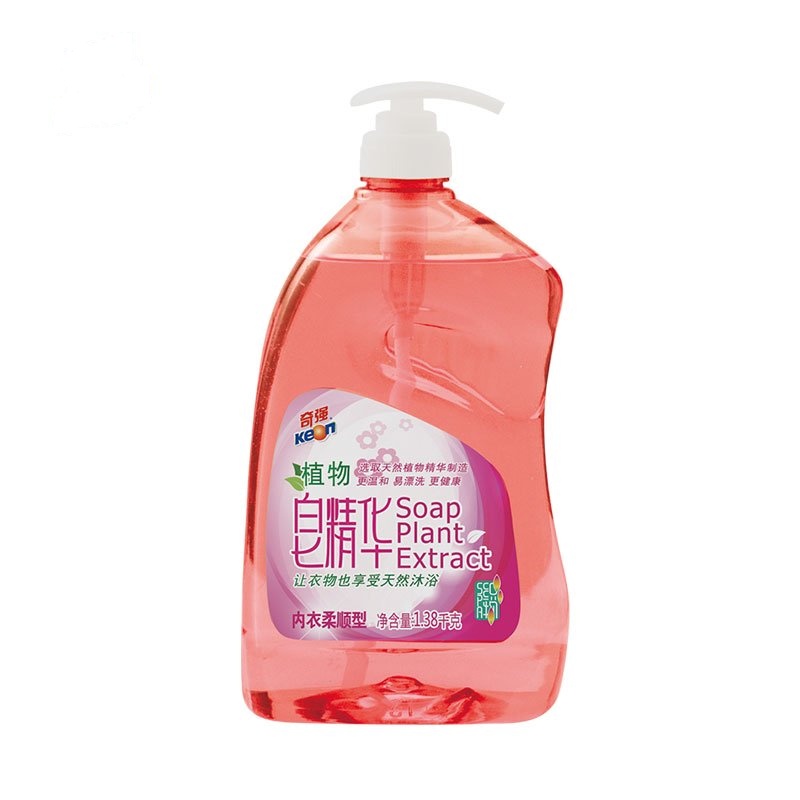 奇强 全植物皂液 全植物液态皂 内衣专用皂液 天然植物油精华 1.38kg (瓶)