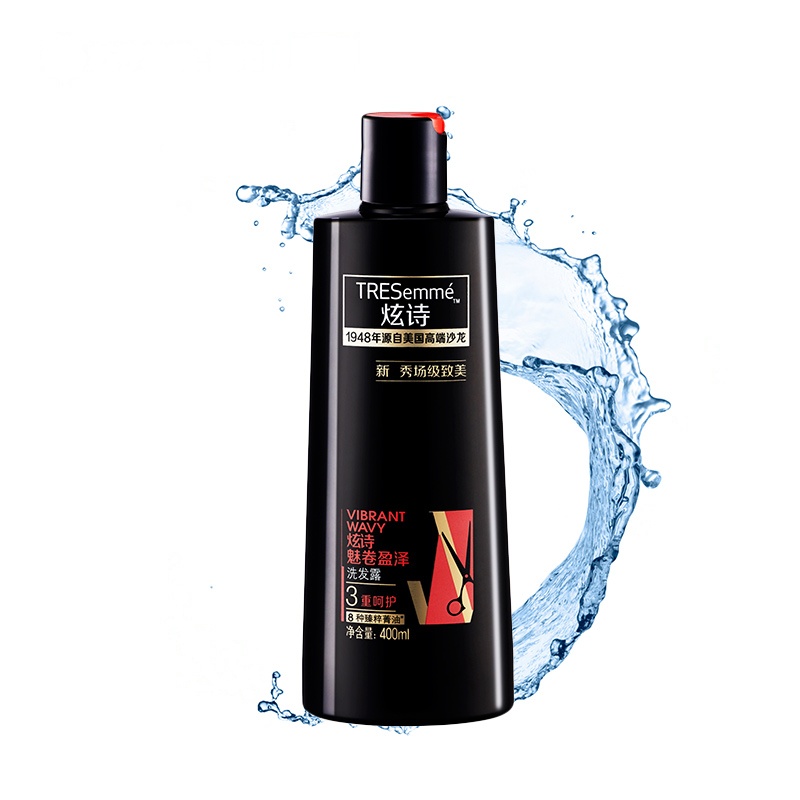 炫诗(Tresemme)魅卷盈泽洗发露400ml[联合利华]