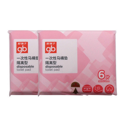 Goodbaby 好孩子gb 一次性马桶垫隔离型L 380*470mm 6片*2包