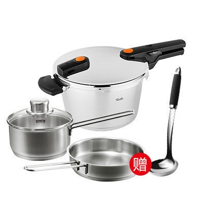 菲仕乐(fissler )锅具套装 TZ00000865 高速快锅 高压锅压力锅 奶锅汤锅套组