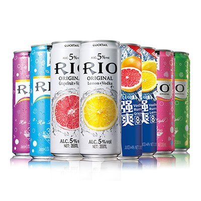 RIO锐澳电商罐全家福预调鸡尾酒355ml*8罐 8种口味