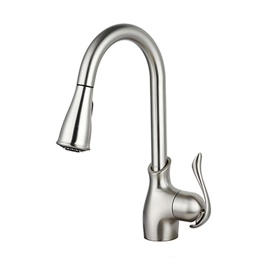 [摩恩品牌日 苏宁自营]MOEN摩恩 抽拉式厨房龙头铜体水槽防指纹水龙头MCL87006SRS