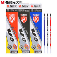 晨光中性替芯MG6149 0.5MM葫芦头中性笔芯 考试V5碳素水笔替芯 60支装 蓝色