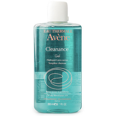 雅漾Avene清爽无皂基洁肤凝胶200ml 控油收敛毛孔