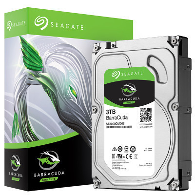 希捷(SEAGATE)ST3000DM008酷鱼3TB 7200转64M SATA3 台式机械硬盘