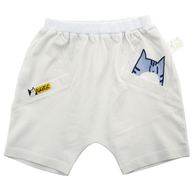 [苏宁自营]三木比迪潮流猫咪系列大裆短裤 夏季宝宝外出居家服 纯棉短裤哈伦裤 童装 夏装