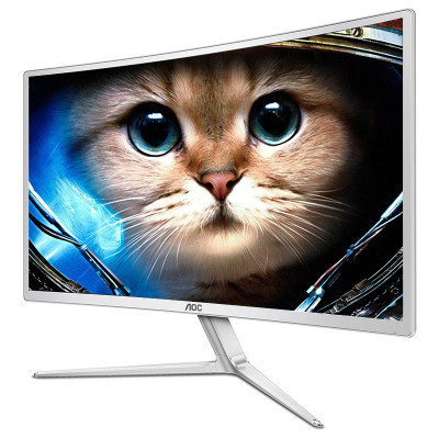 AOC C2408VW8 23.6英寸1800R不闪屏VA广视角曲面电脑显示器