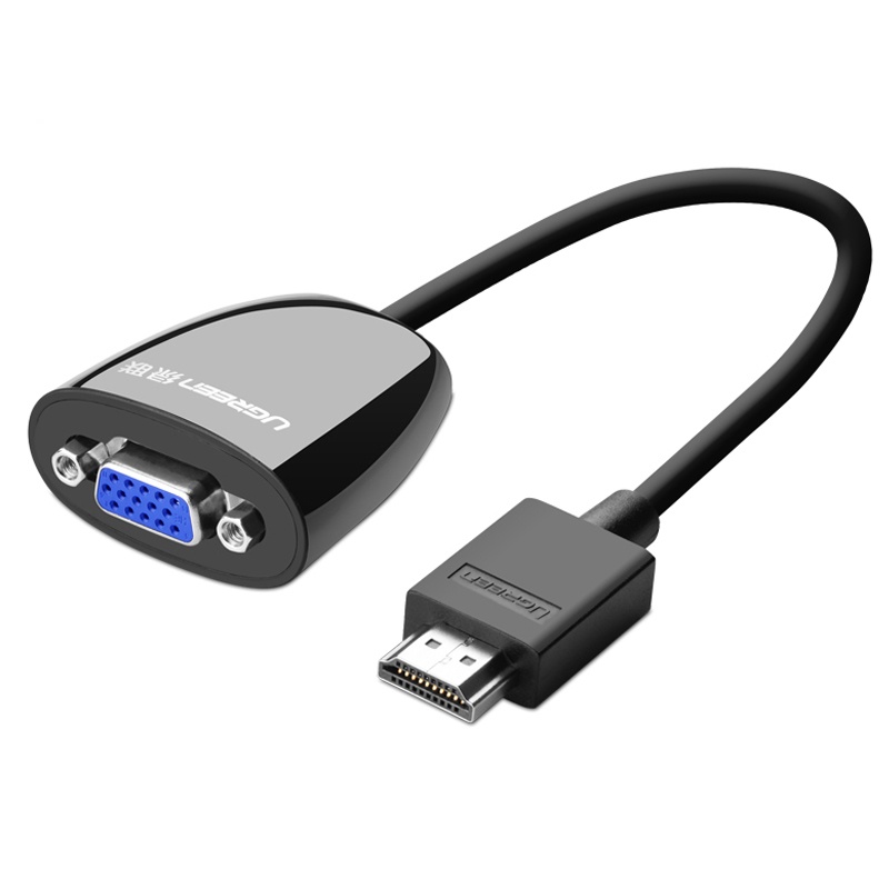 绿联 40253 HDMI转VGA转换器(黑色)