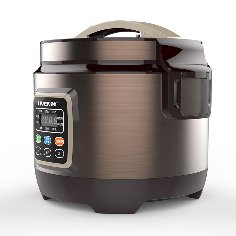 利仁(Liven)FG-D740多功能智能电饭煲4L/4升 24小时可预约 弧形不沾内