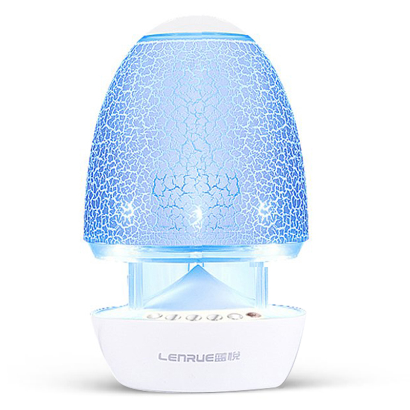 LEnRuE/蓝悦N30无线蓝牙迷你音箱 便携户外小音响台式电脑音箱手机插卡低音炮 裂纹 迷你组合音响 自营