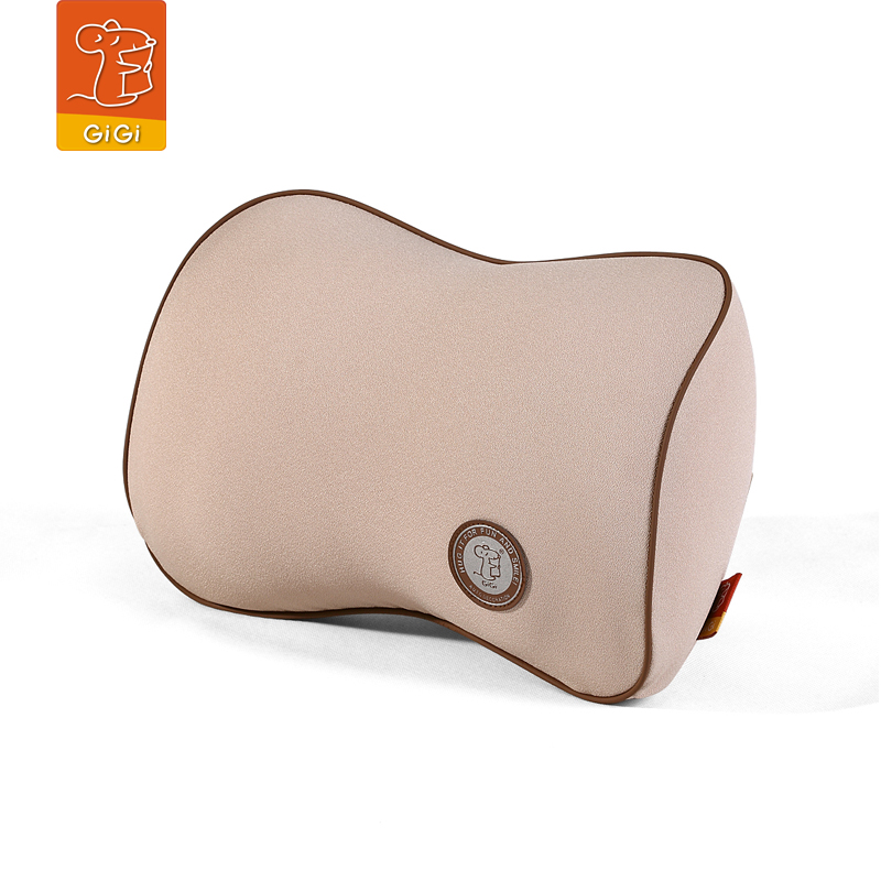 吉吉(GiGi)头枕G-1420太空记忆棉立体护颈头枕 简约米