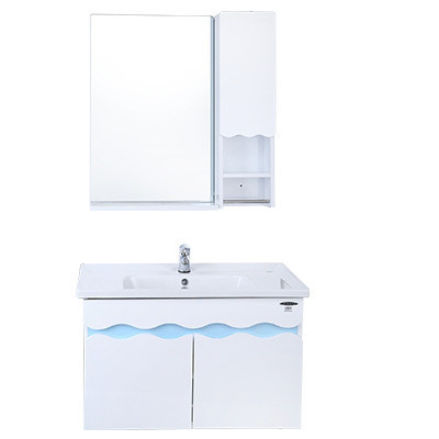 JOMOO九牧地中海浴室柜组合 洗脸盆洗漱台PVC镜柜吊柜A2174