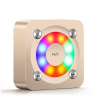 乐放迷你小蓝牙音箱ktvKTV音响套装家庭台式电脑音箱低音炮手机 A9蓝牙版 土豪金