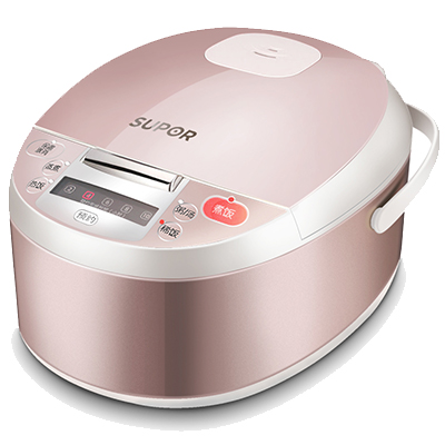 苏泊尔(SUPOR)电饭煲电饭锅4L容量 黄晶内胆不锈钢机身CFXB40FD8141-86(10小时预约)