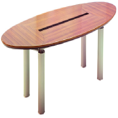 椭圆形会议桌 2400*1200*750