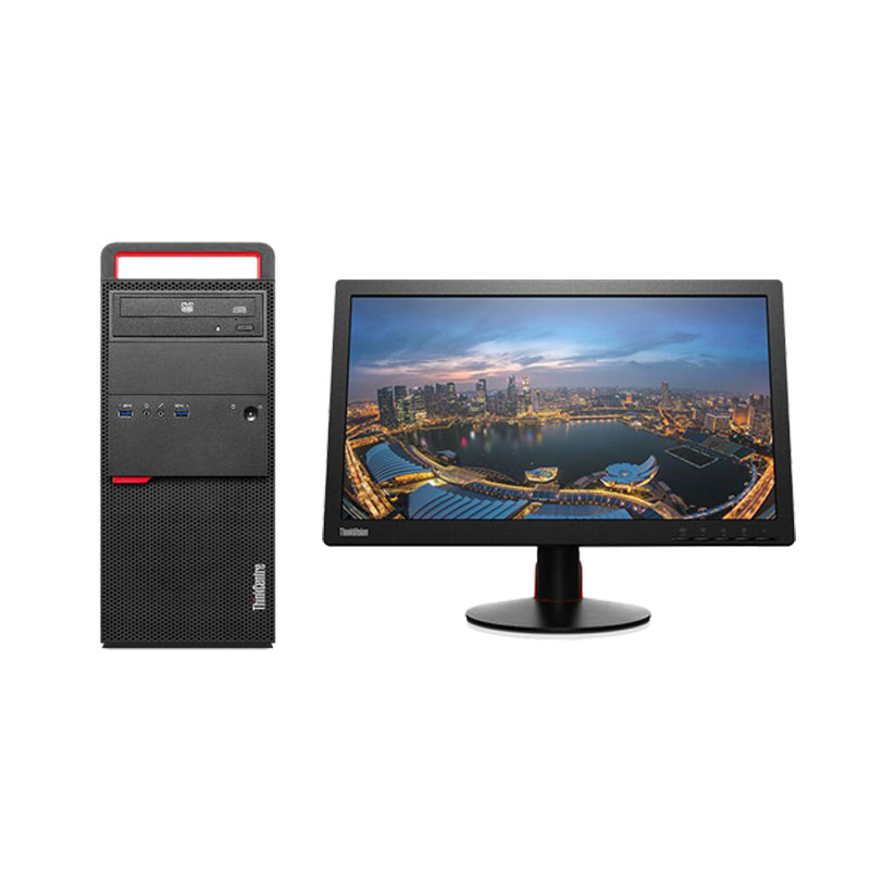联想ThinkCentre 19.5英寸台式机 M4600T/I3-6100/4G/500G/DVD/正版Win7pro